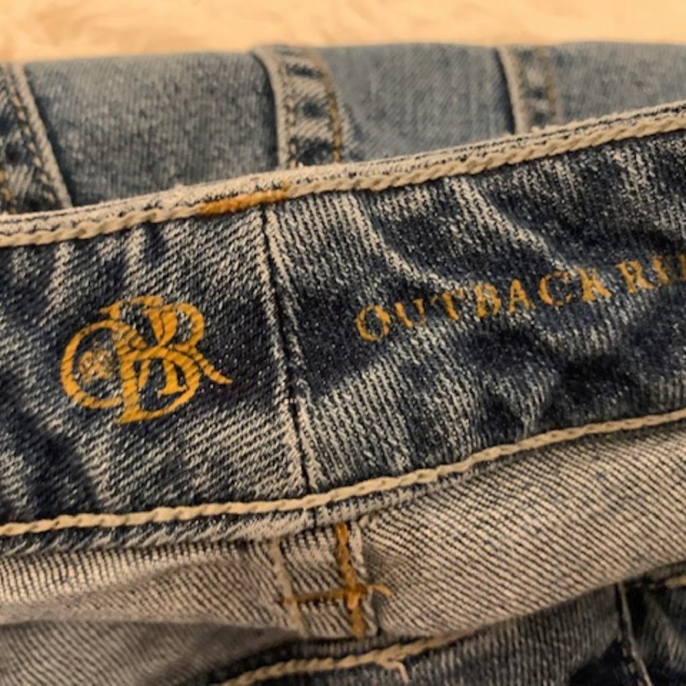 Outback Red Destructed Jeans - Picture 9 of 10